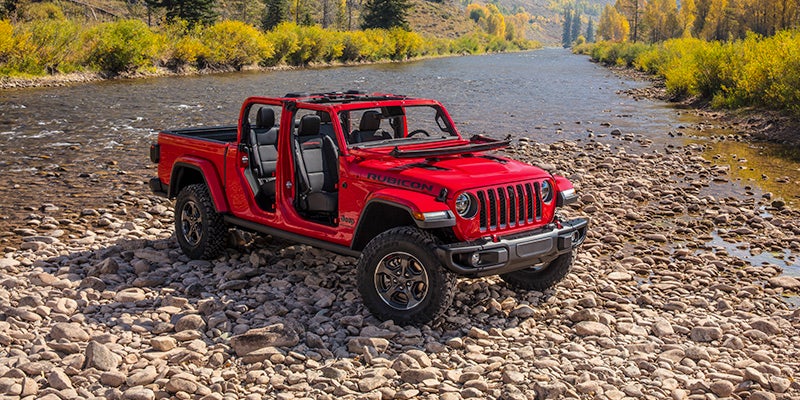 2024 Jeep Gladiator parked near river
