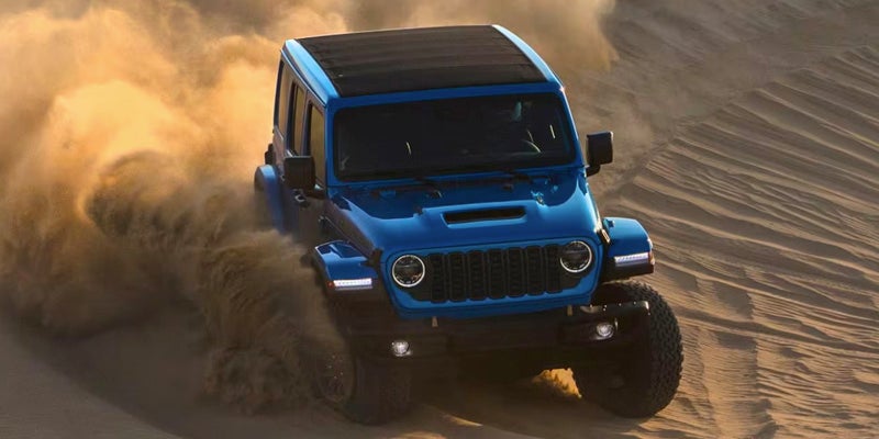 2024 Wrangler Vehicle Moving In Desert